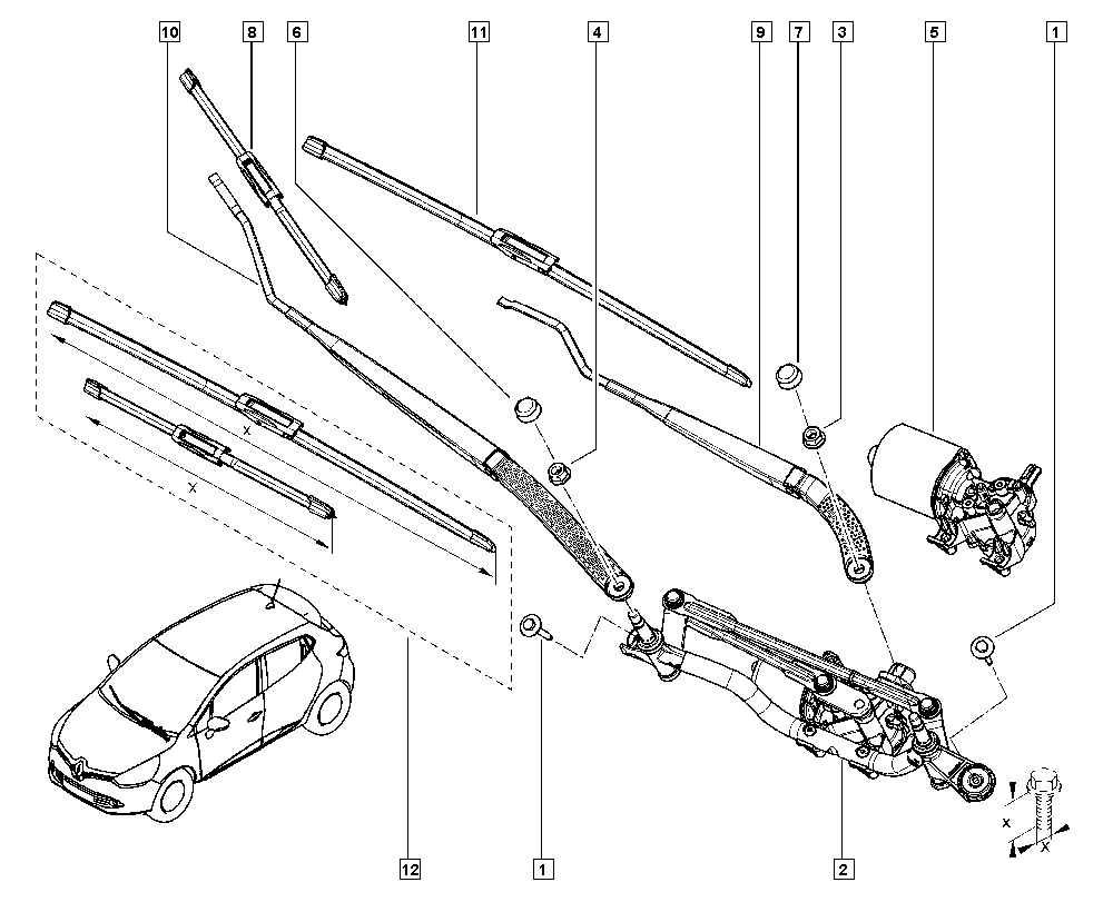 RENAULT 288004542R - Lasinpesulaite inparts.fi