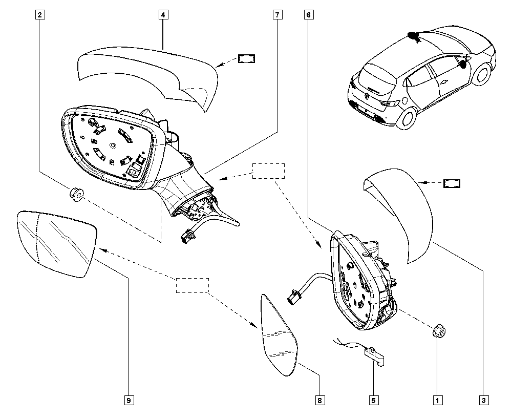 RENAULT 963024349R - Ulkopeili inparts.fi