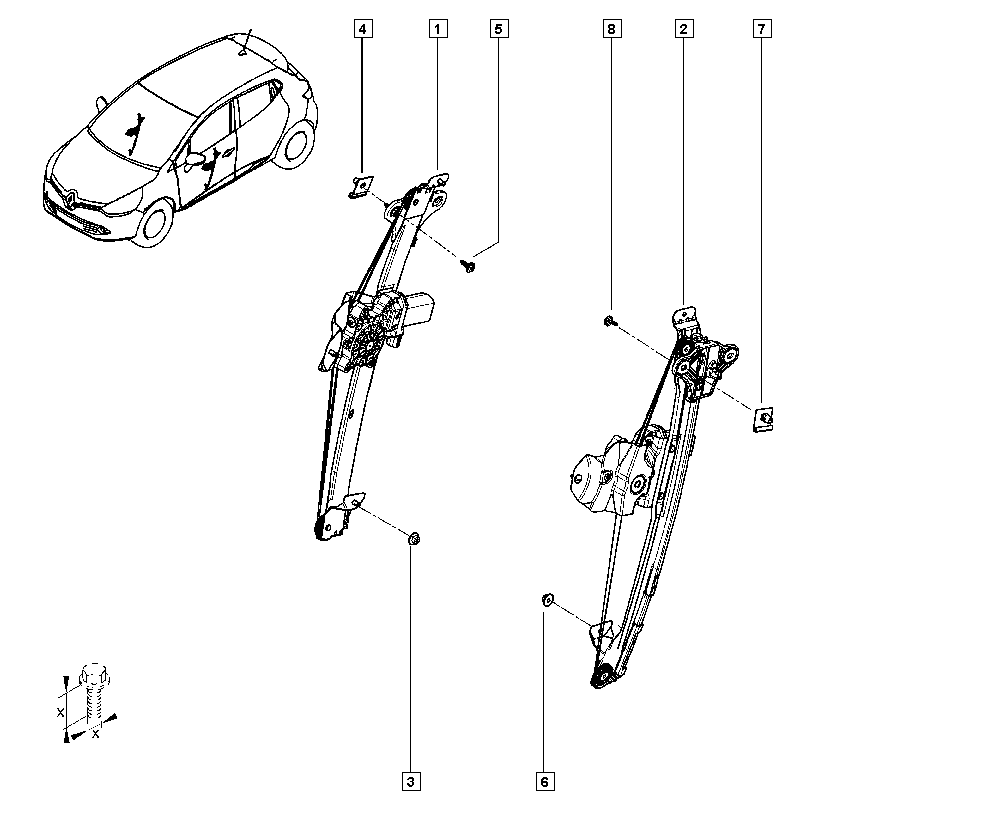 RENAULT 80 72 138 67R - Lasinnostin inparts.fi