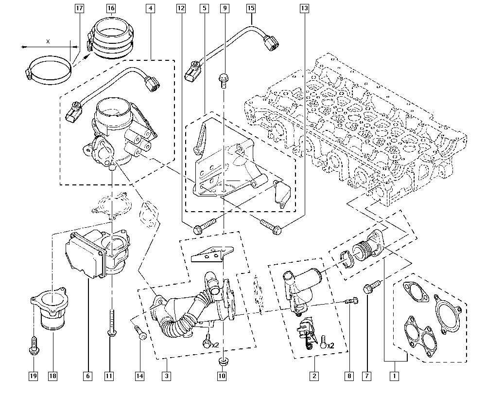 RENAULT 77 01 209 368 - Venttiili, pakokaasun kierrätys inparts.fi