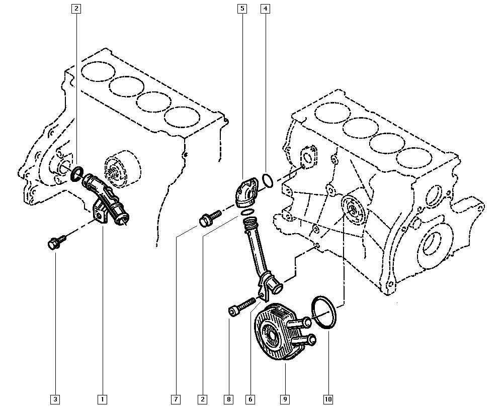 Mitsubishi 8200806731 - Moottoriöljyn jäähdytin inparts.fi