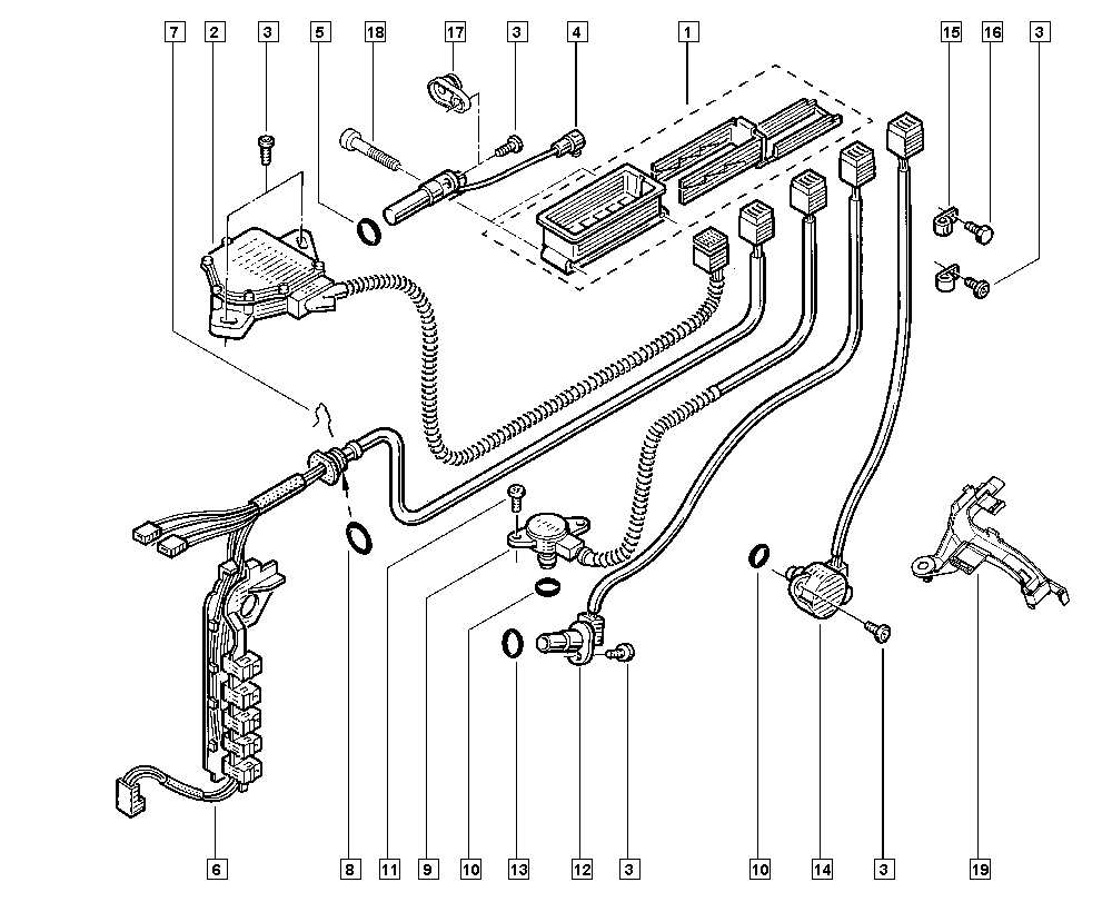 RENAULT 77 00 116 378 - Kierroslukusensori, aut.vaihteisto inparts.fi