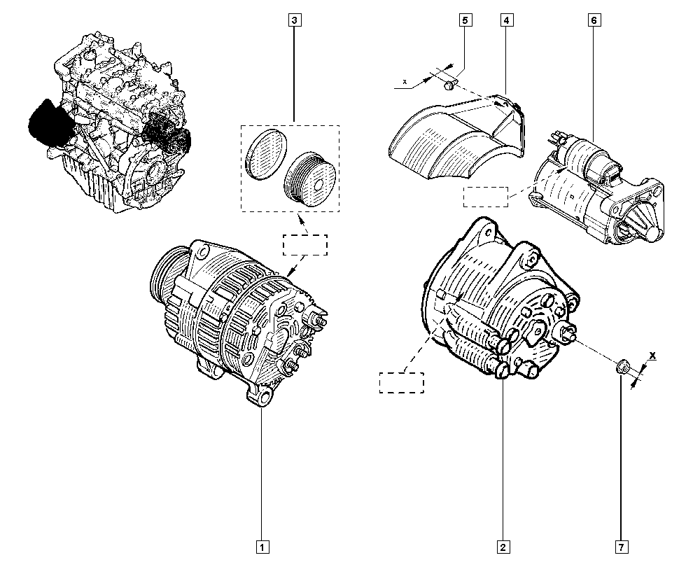 Volvo 23 10 077 88R - Hihnapyörä, laturi inparts.fi