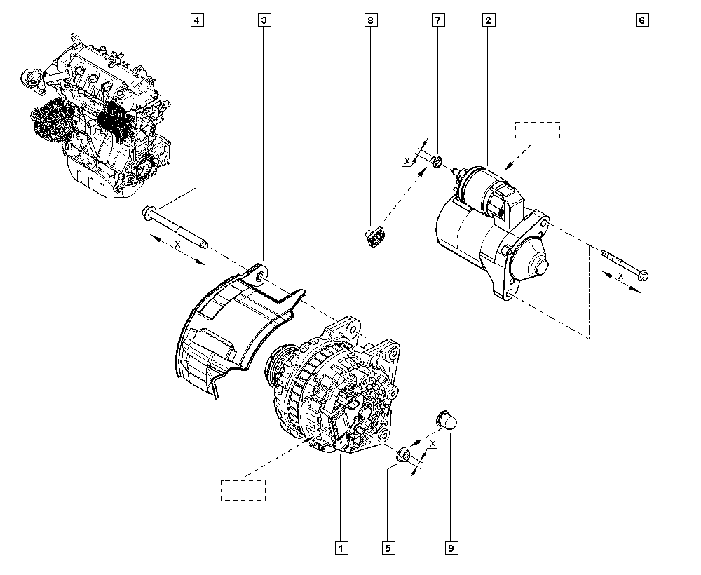 RENAULT 231003071R - Hihnapyörä, laturi inparts.fi