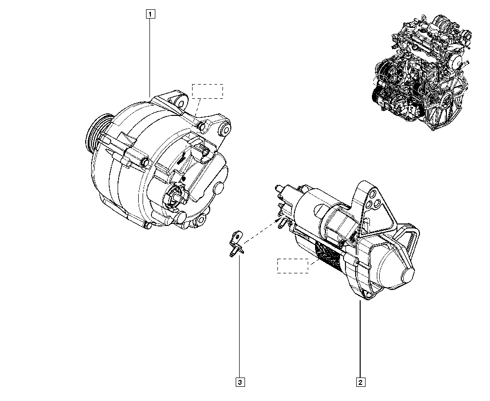 RENAULT 23100-3288R - Laturi inparts.fi