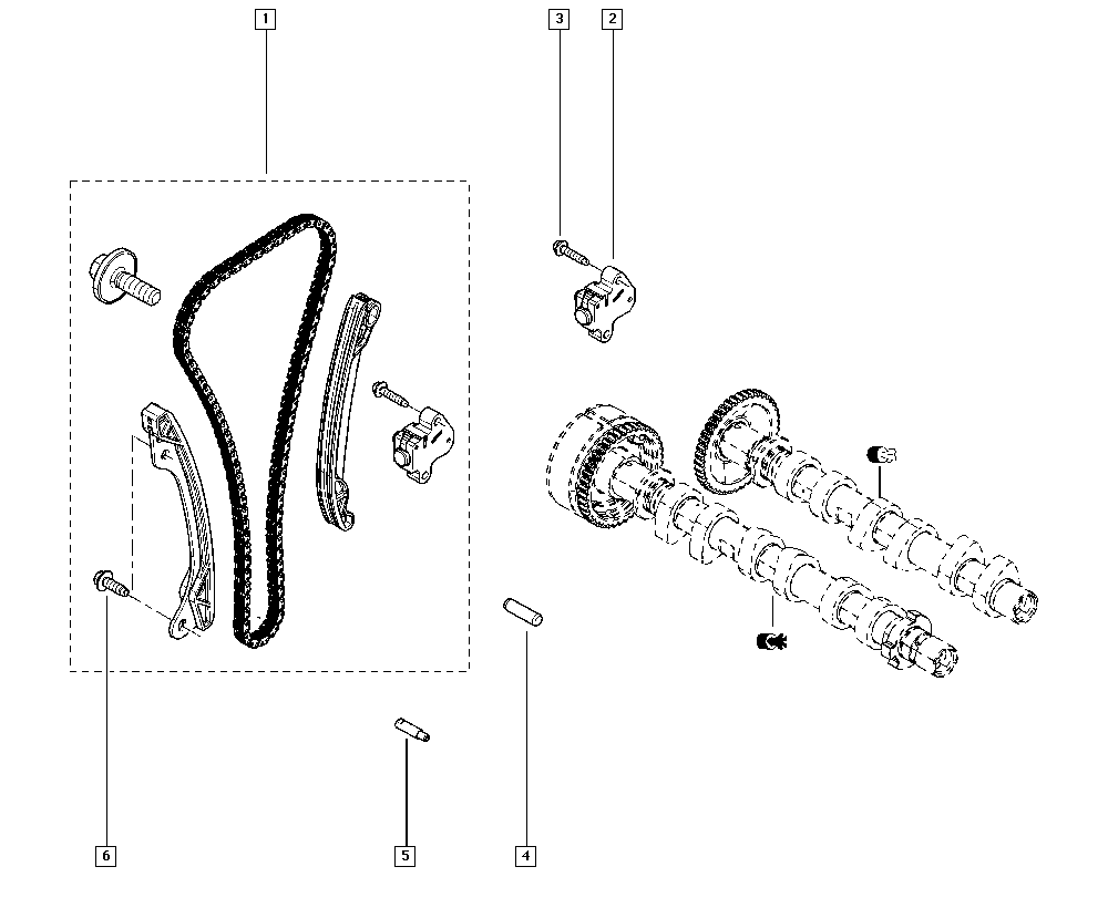 RENAULT 130C 123 45R - Jakoketjusarja inparts.fi