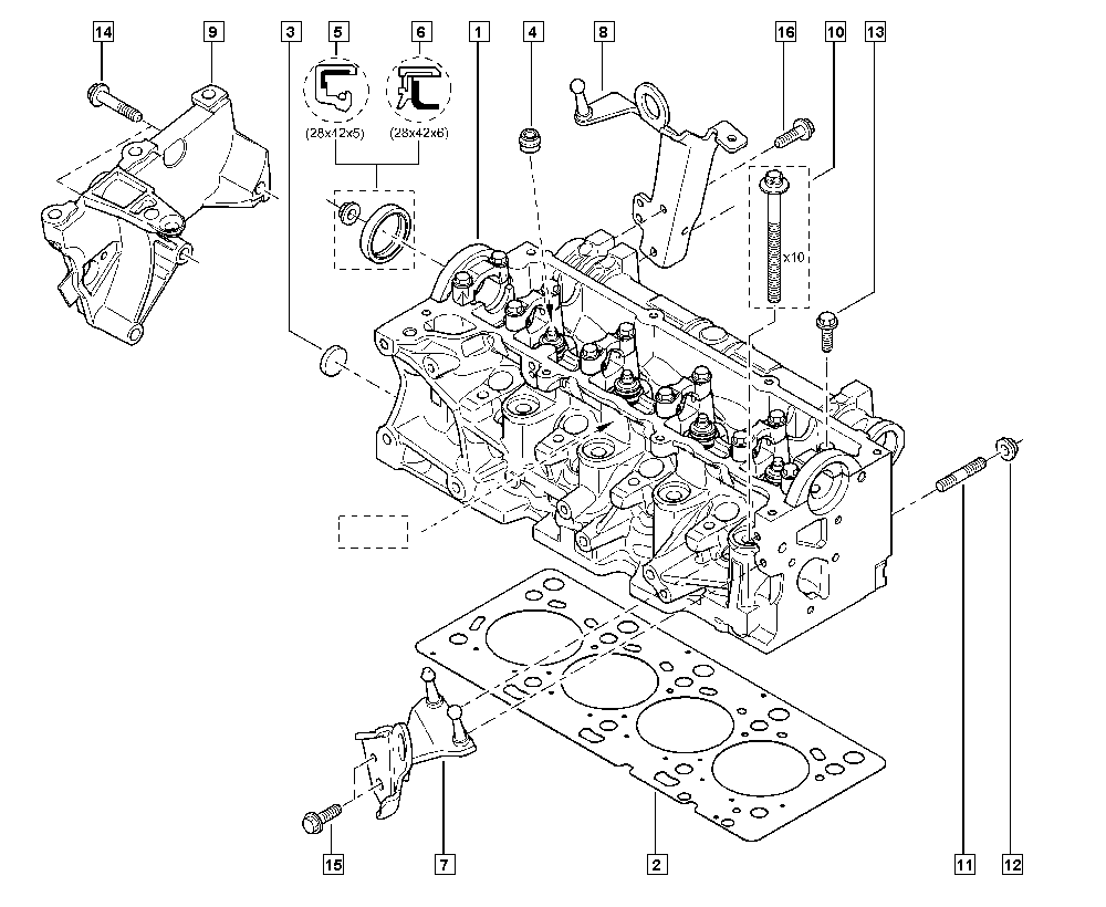 NISSAN 77014-78860 - Syl.kannen pulttisarja inparts.fi