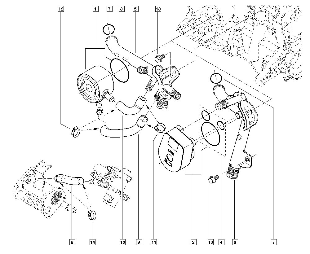 NISSAN 213059324R - Moottoriöljyn jäähdytin inparts.fi