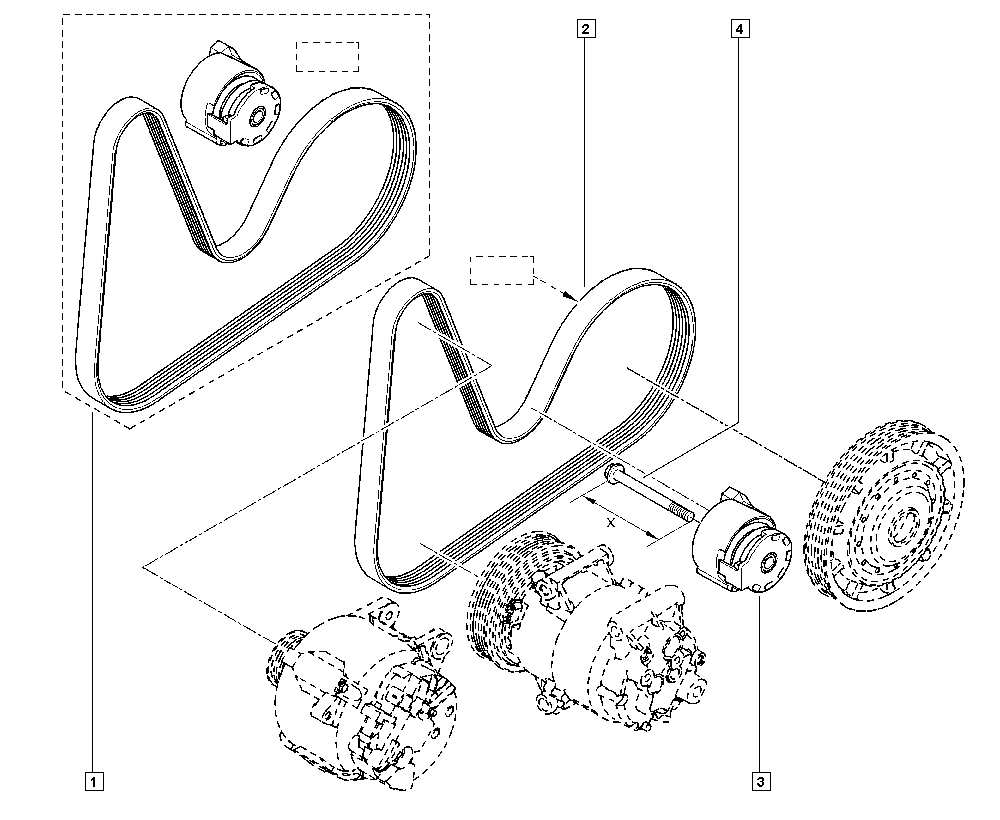 RENAULT 11 72 036 94R - Moniurahihnasarja inparts.fi