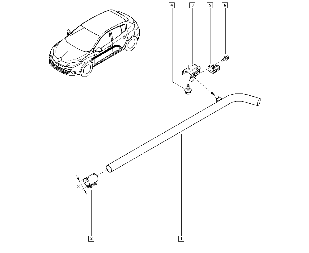 RENAULT 206500001R - Laakerin holkki, vakaaja inparts.fi