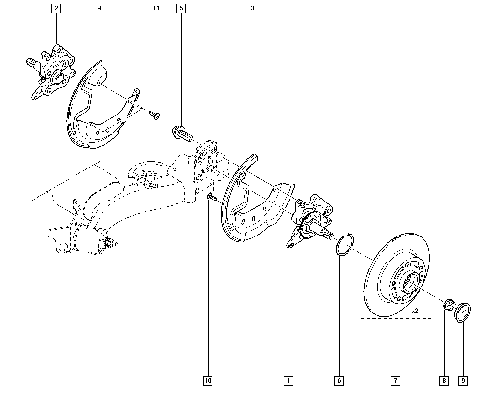 RENAULT 432007595R - Jarrulevy inparts.fi