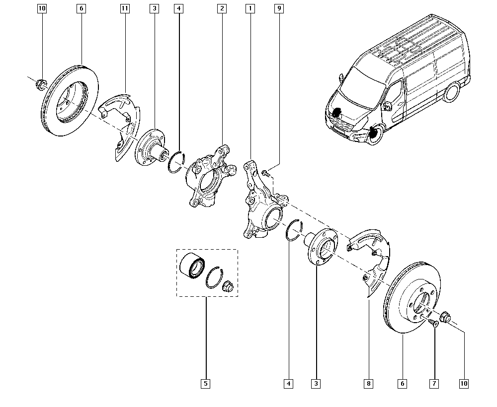 RENAULT 40 26 200 01R - Pyöränlaakerisarja inparts.fi