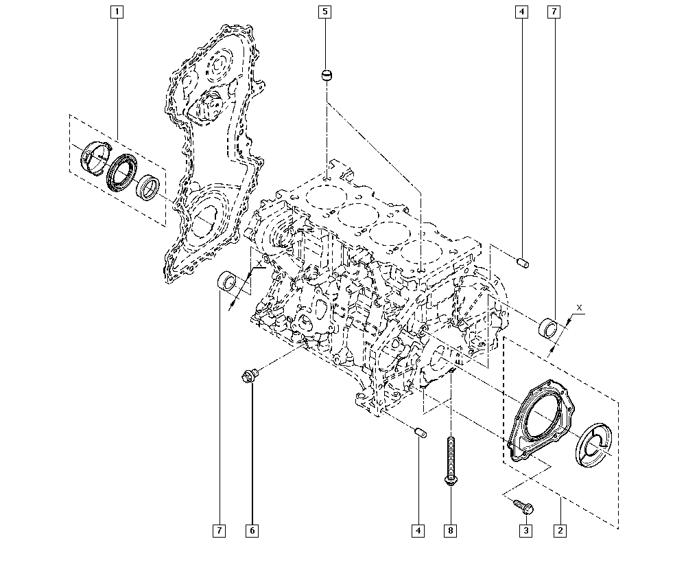 RENAULT 122975635R - Akselitiiviste, kampiakseli inparts.fi