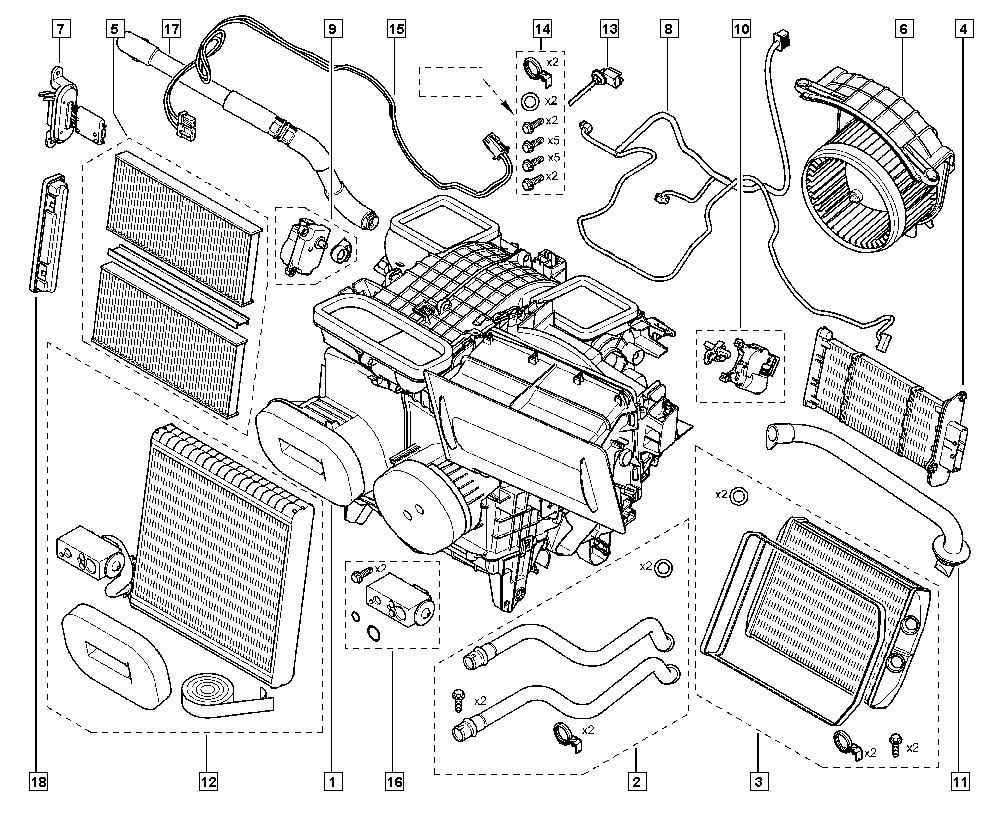 NISSAN 7701209819 - Lämmityslaitteen kenno inparts.fi