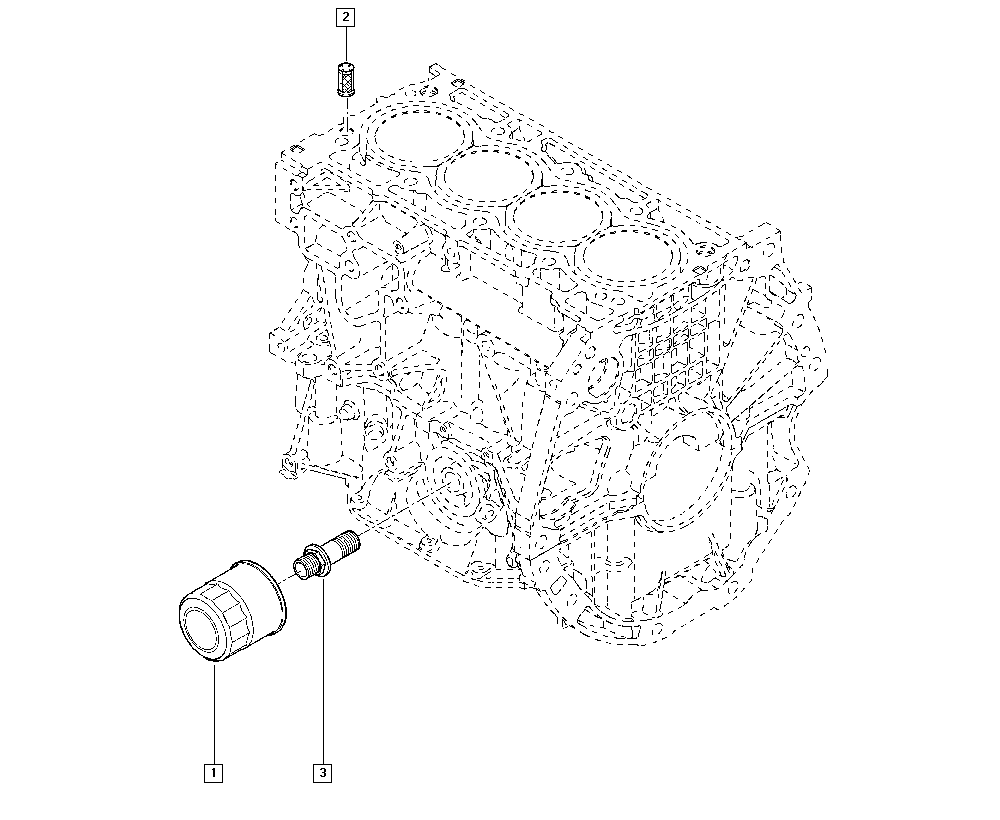 Renault Samsung 15208-5758R - Öljynsuodatin inparts.fi