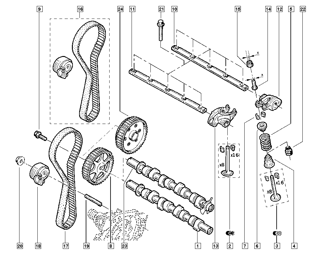 RENAULT 77 01 476 745 - Hammashihnasarja inparts.fi