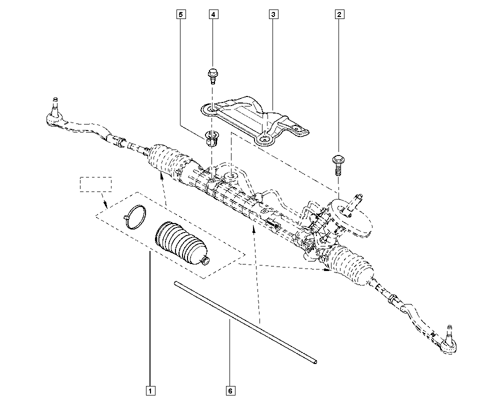 RENAULT 60 01 547 607 - Paljekumi, ohjaus inparts.fi