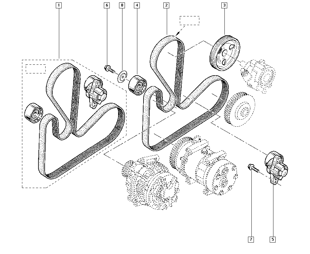 RENAULT 11 92 330 42R - Ohjainrulla, moniurahihna inparts.fi