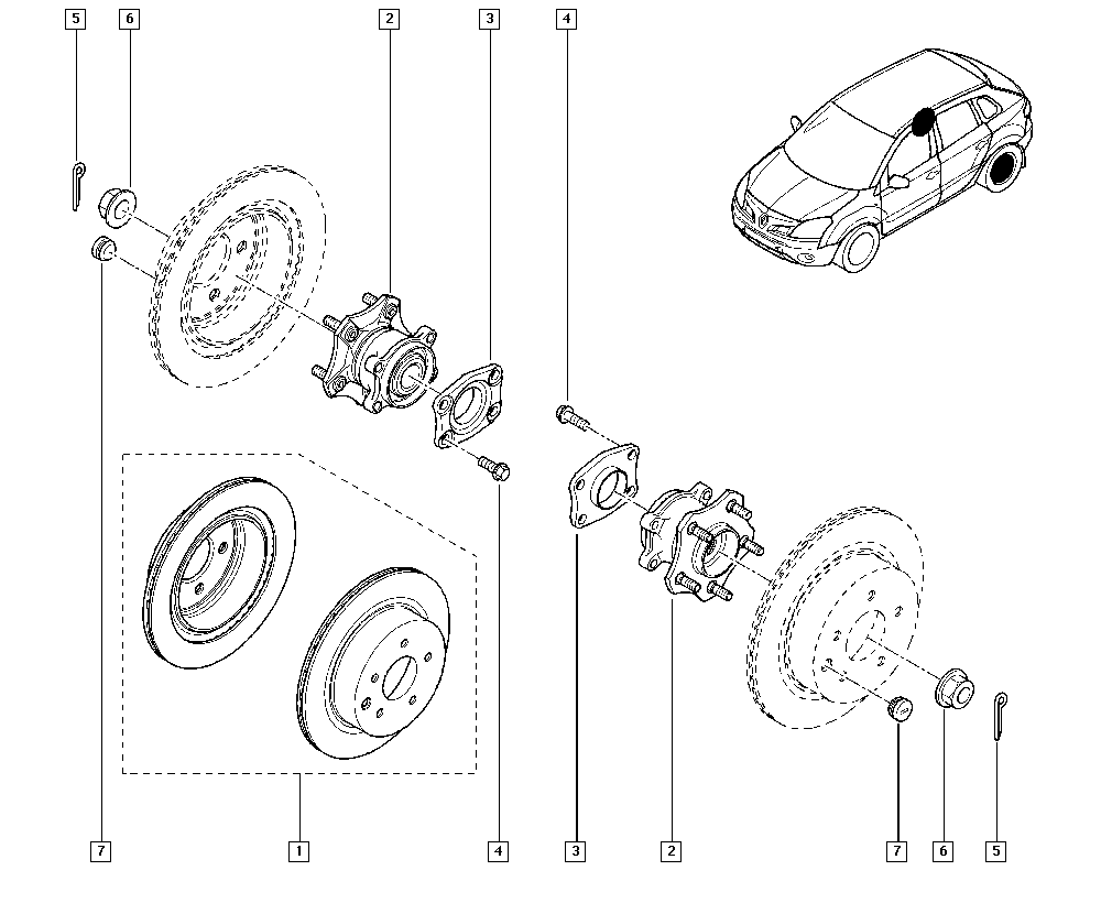 RENAULT 402027585R - Pyöränlaakerisarja inparts.fi