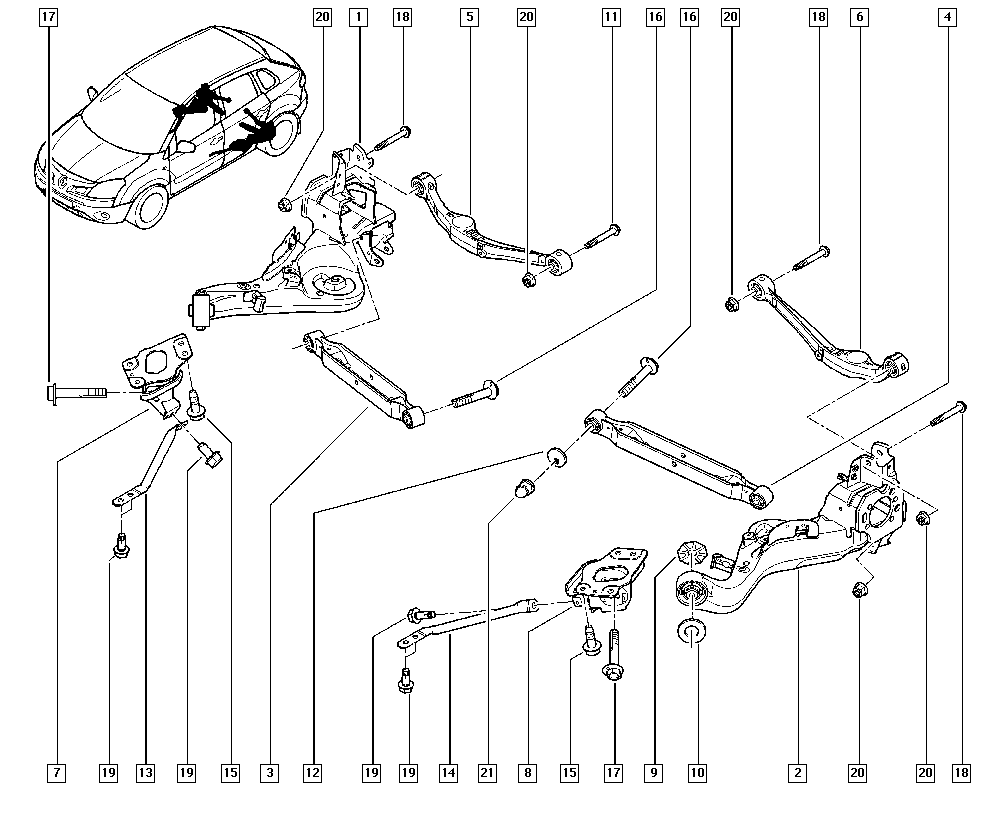 RENAULT 55502-JY00A - Tukivarren hela inparts.fi