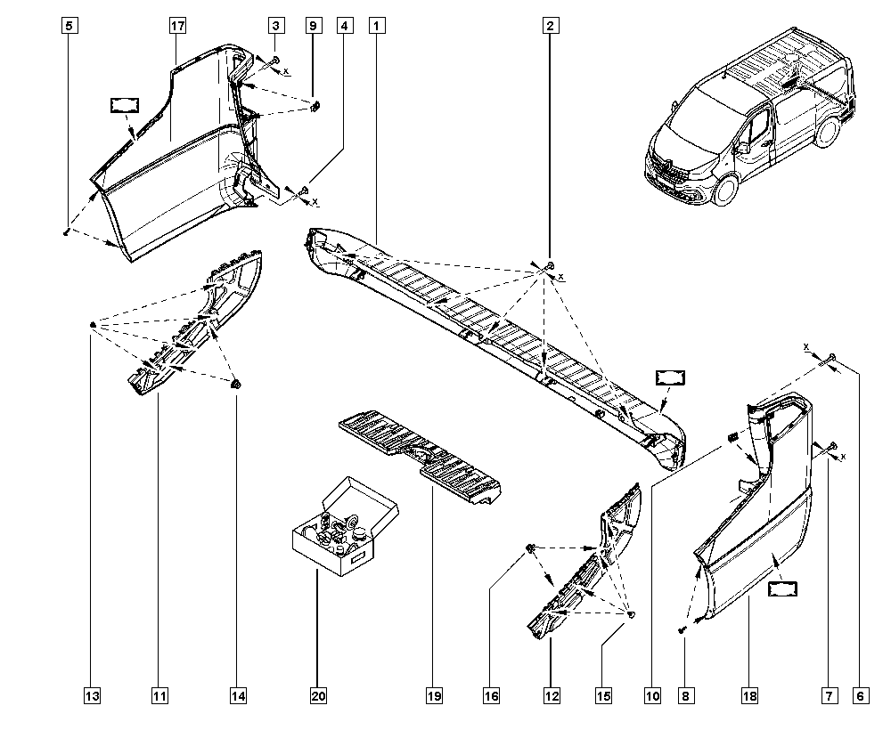 RENAULT 850225265R - Puskuri inparts.fi