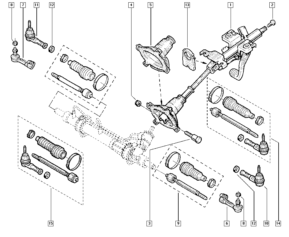 NISSAN 77 01 047 812 - Raidetangon pää inparts.fi