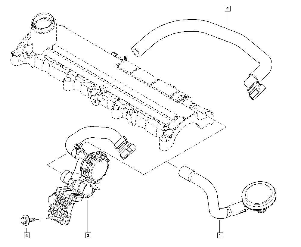 RENAULT 8200421505 - Imuputki, ilmansuodatin inparts.fi