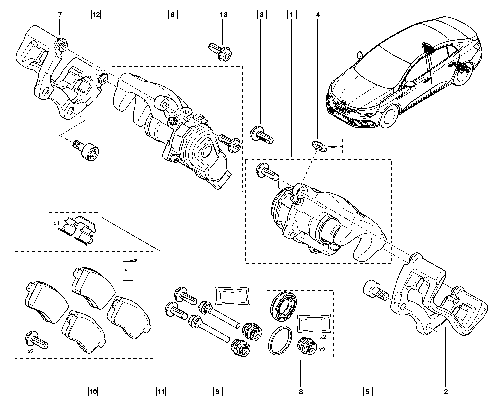 RENAULT 440019012R - Jarrusatula inparts.fi