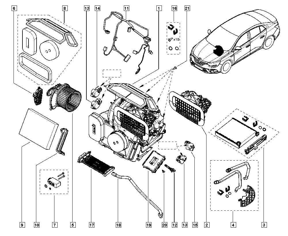 RENAULT 271154677R - Lämmityslaitteen kenno inparts.fi