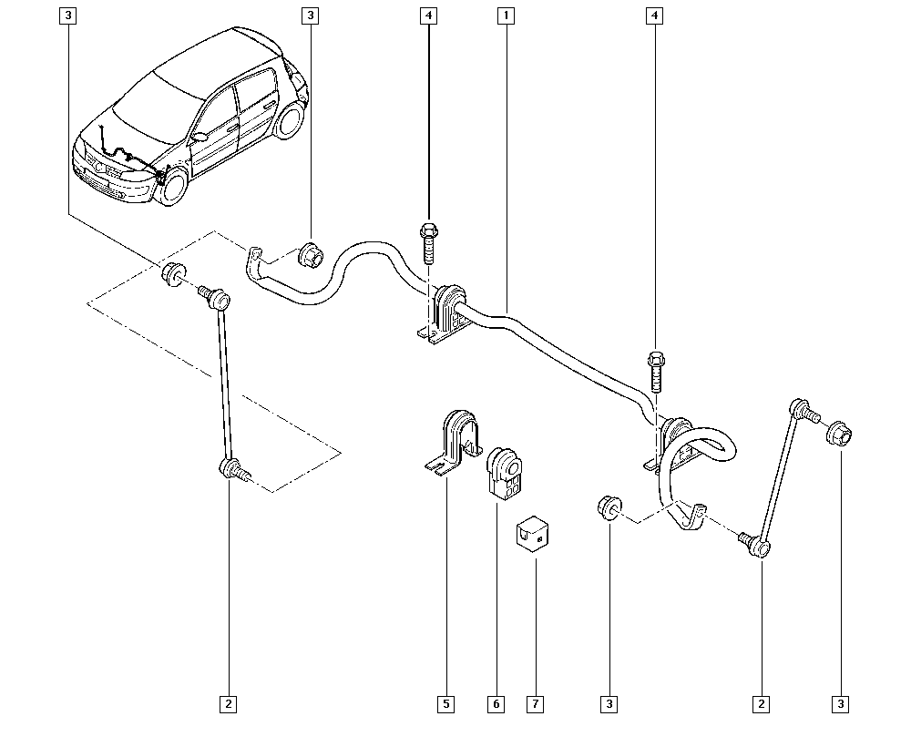 RENAULT 77 01 056 678 - Laakerin holkki, vakaaja inparts.fi