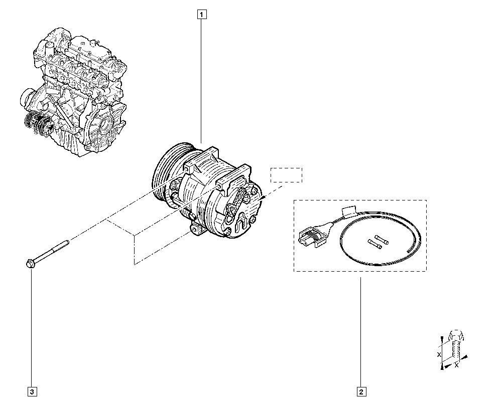 FIAT 8200454172 - Kompressori, ilmastointilaite inparts.fi