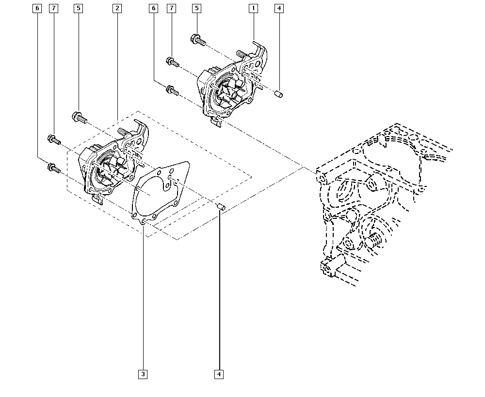 RENAULT 77 01 478 018 - Vesipumppu inparts.fi