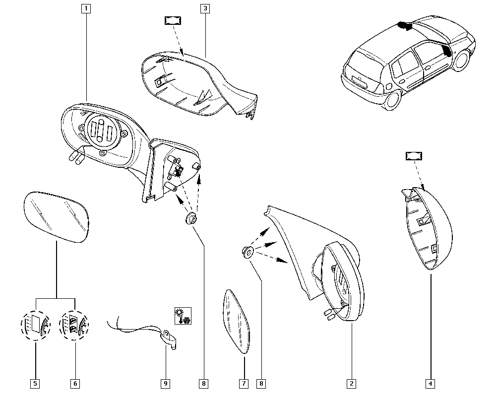 RENAULT 277228552R^ - Ulkopeili inparts.fi