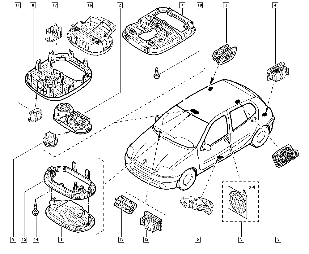 RENAULT 77 00 416 985 - Laturi inparts.fi