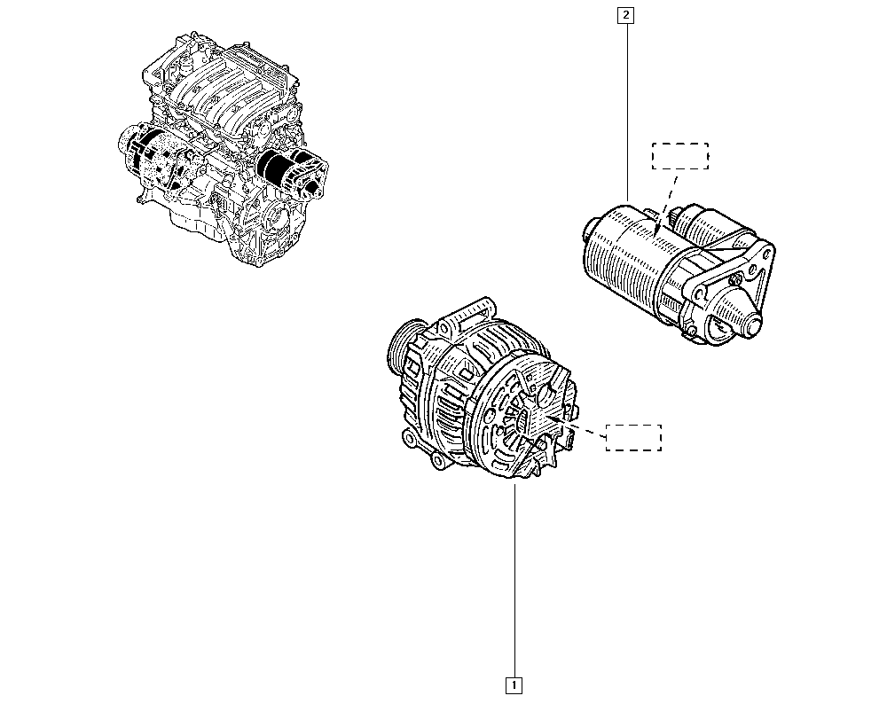 RENAULT 77 00 274 303 - Käynnistinmoottori inparts.fi