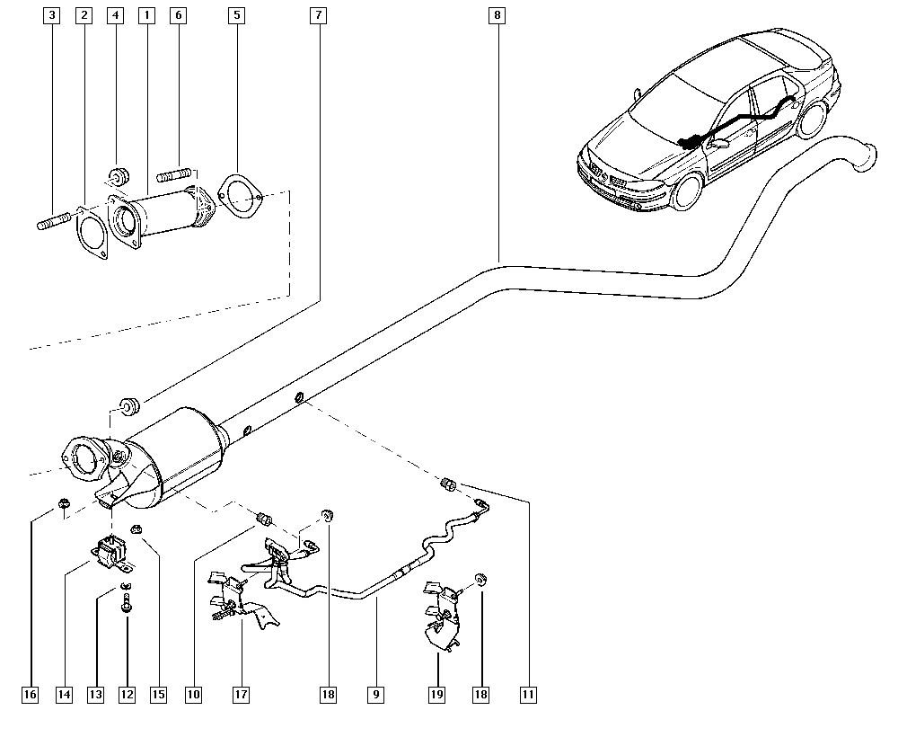 RENAULT 7703033155 - Mutteri, pakosarja inparts.fi