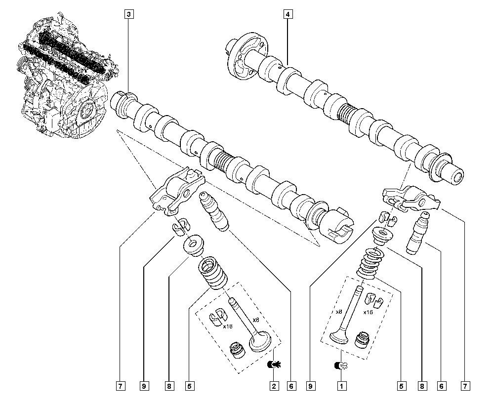 RENAULT 77 01 062 311 - Vipupainin, moottorin säätö inparts.fi