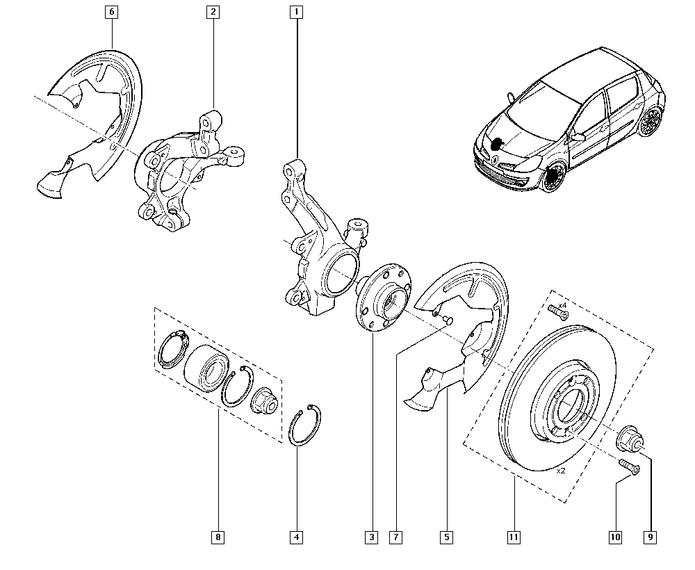 NISSAN 402064911R - Jarrulevy inparts.fi