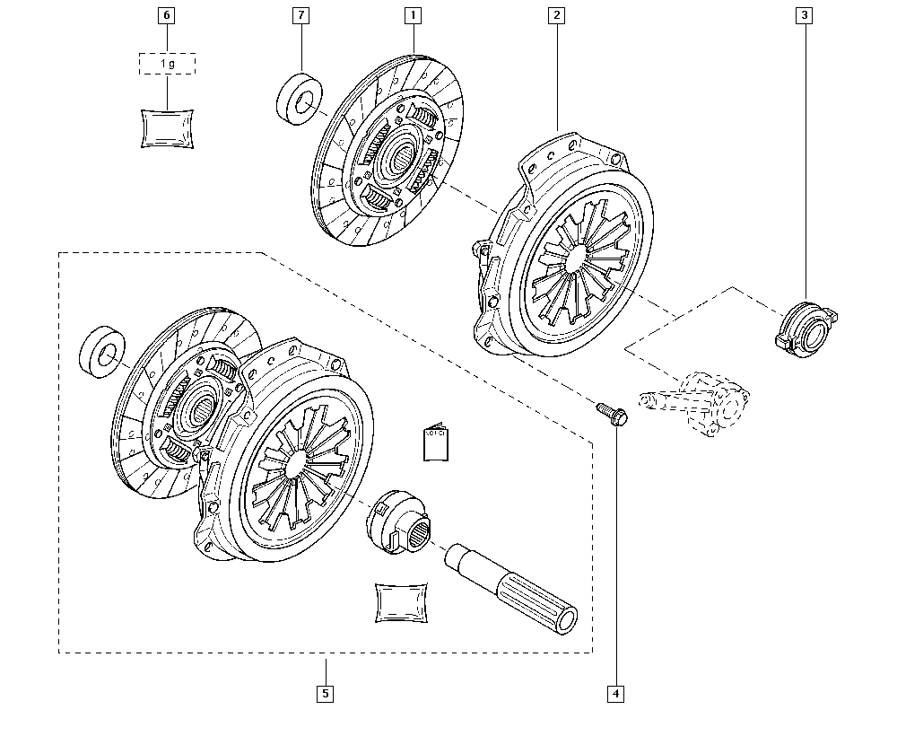 RENAULT 82 00 507 366 - Kytkinlevy inparts.fi