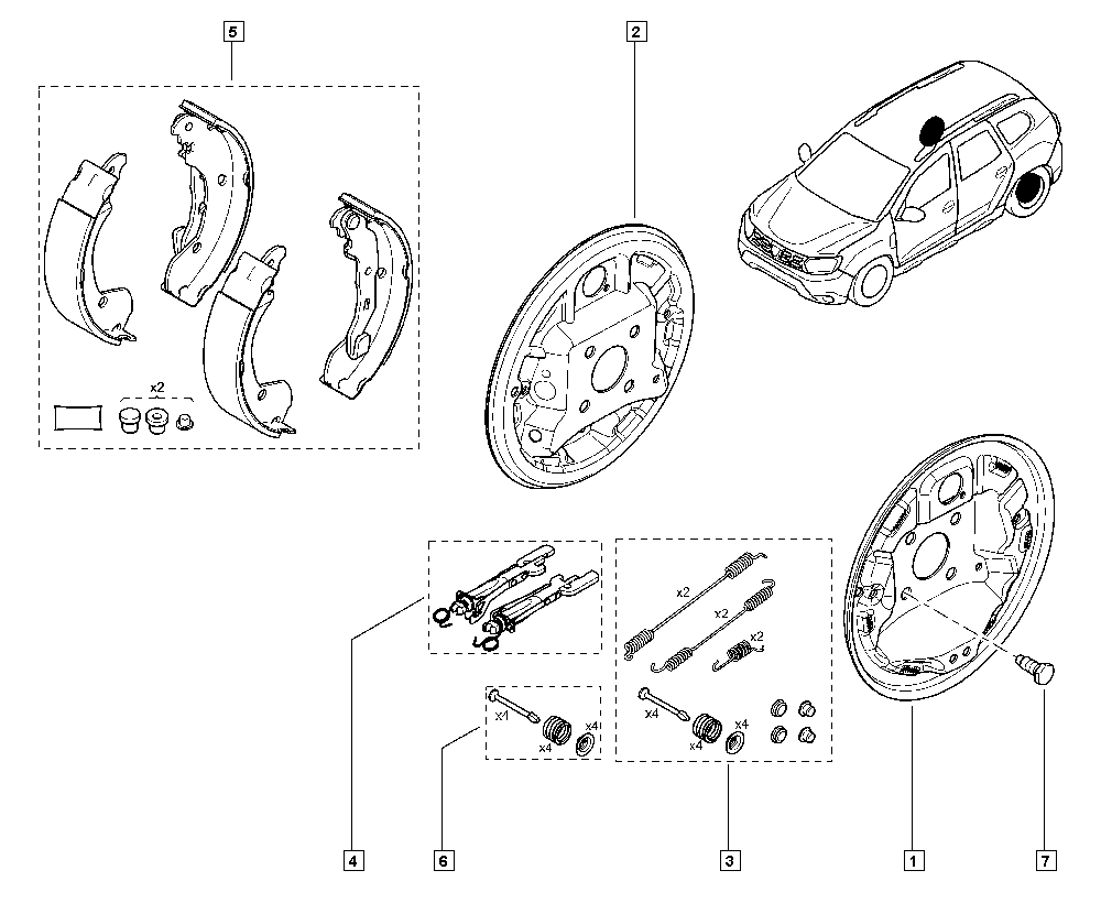 RENAULT 77 01 210 109 - Jarrukenkäsarja inparts.fi