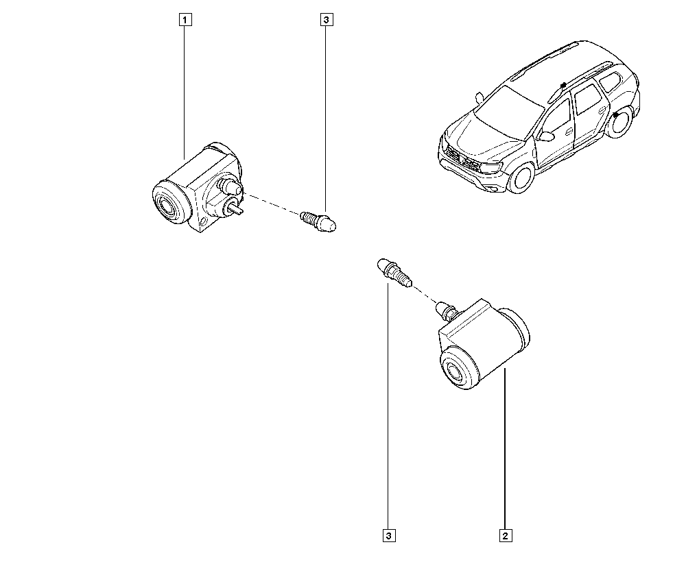 RENAULT 441263507R - Jarrusylinteri inparts.fi