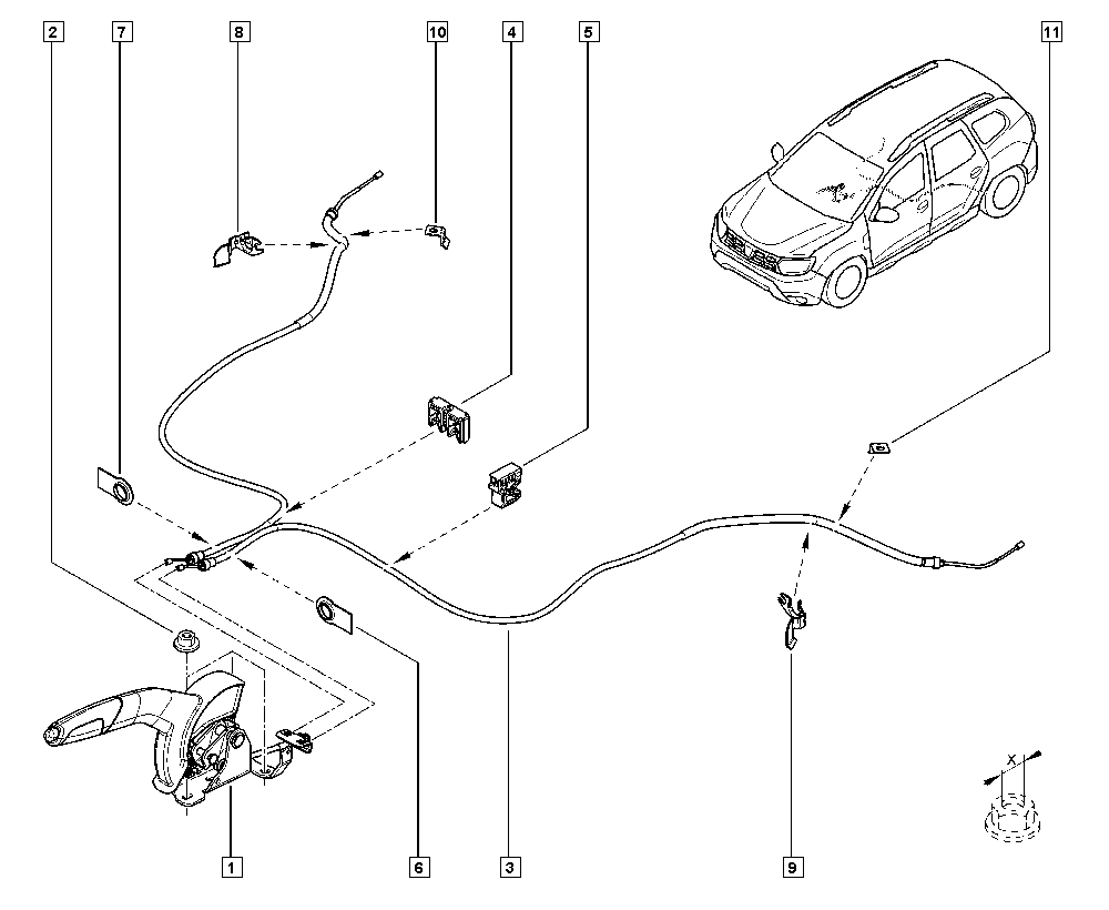 RENAULT 77 03 034 256 - Mutteri, pakosarja inparts.fi