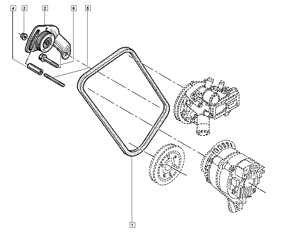 RENAULT 77 00 858 762 - Kiilahihna inparts.fi