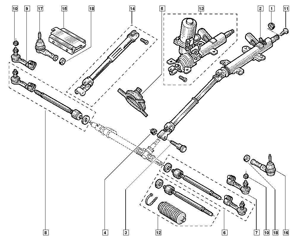 RENAULT 60 00 022 731 - Raidetangon pää inparts.fi