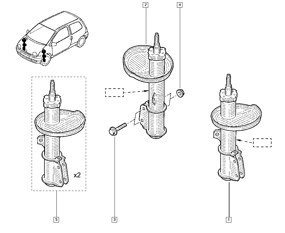 RENAULT 77 00 838 056 - Iskunvaimennin inparts.fi