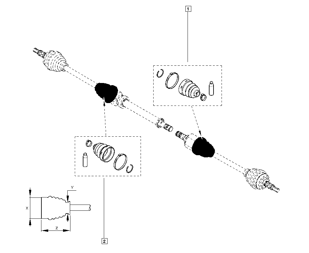 RENAULT 7701209469 - Paljekumi, vetoakseli inparts.fi