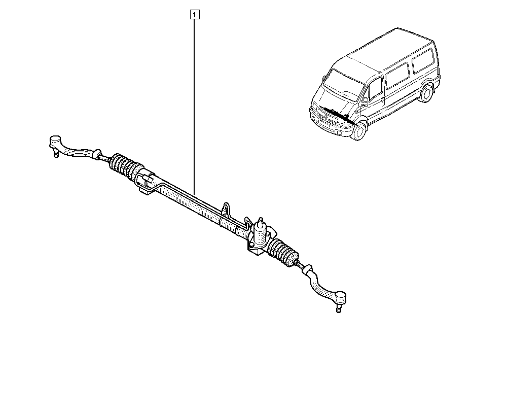 Opel 7711368325 - Ohjausvaihde inparts.fi