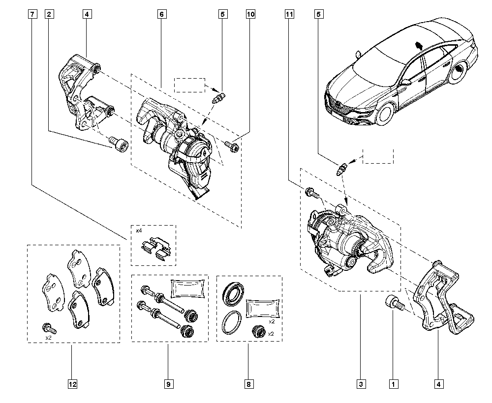 RENAULT 440608235R - Jarrupala, levyjarru inparts.fi