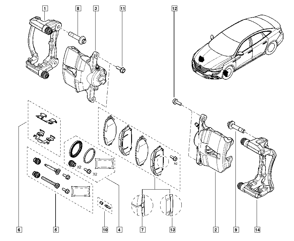 RENAULT 410606808R - Jarrupala, levyjarru inparts.fi