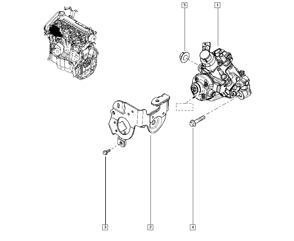 RENAULT 16 70 073 58R - Korkeapainepumppu inparts.fi